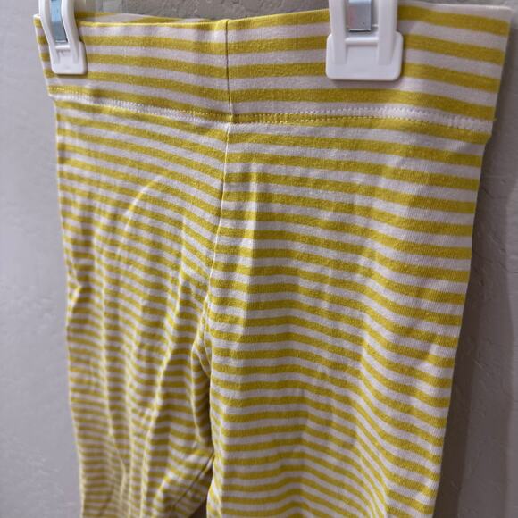 Mini Boden Yellow Stripe Leggings - Picture 2 of 5